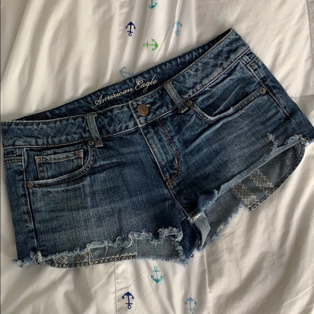 American Eagle Denim Shorts Sz 8
